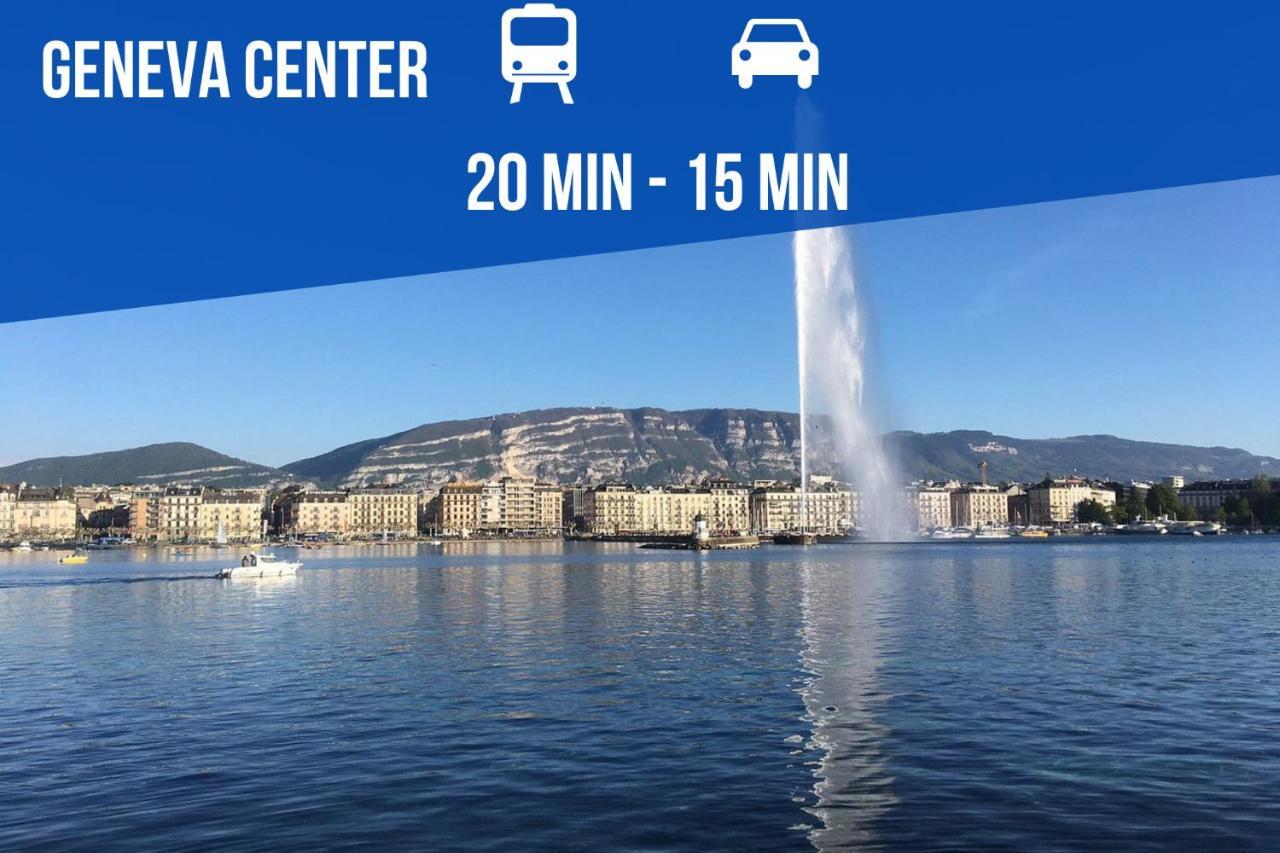 Lac-Montagne-Leman-Geneva, Garage, Tram アンヌマス エクステリア 写真